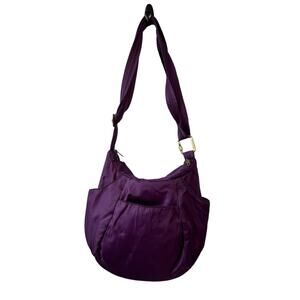Travelon Womens Purse Purple Bag Anti Theft Crossbody